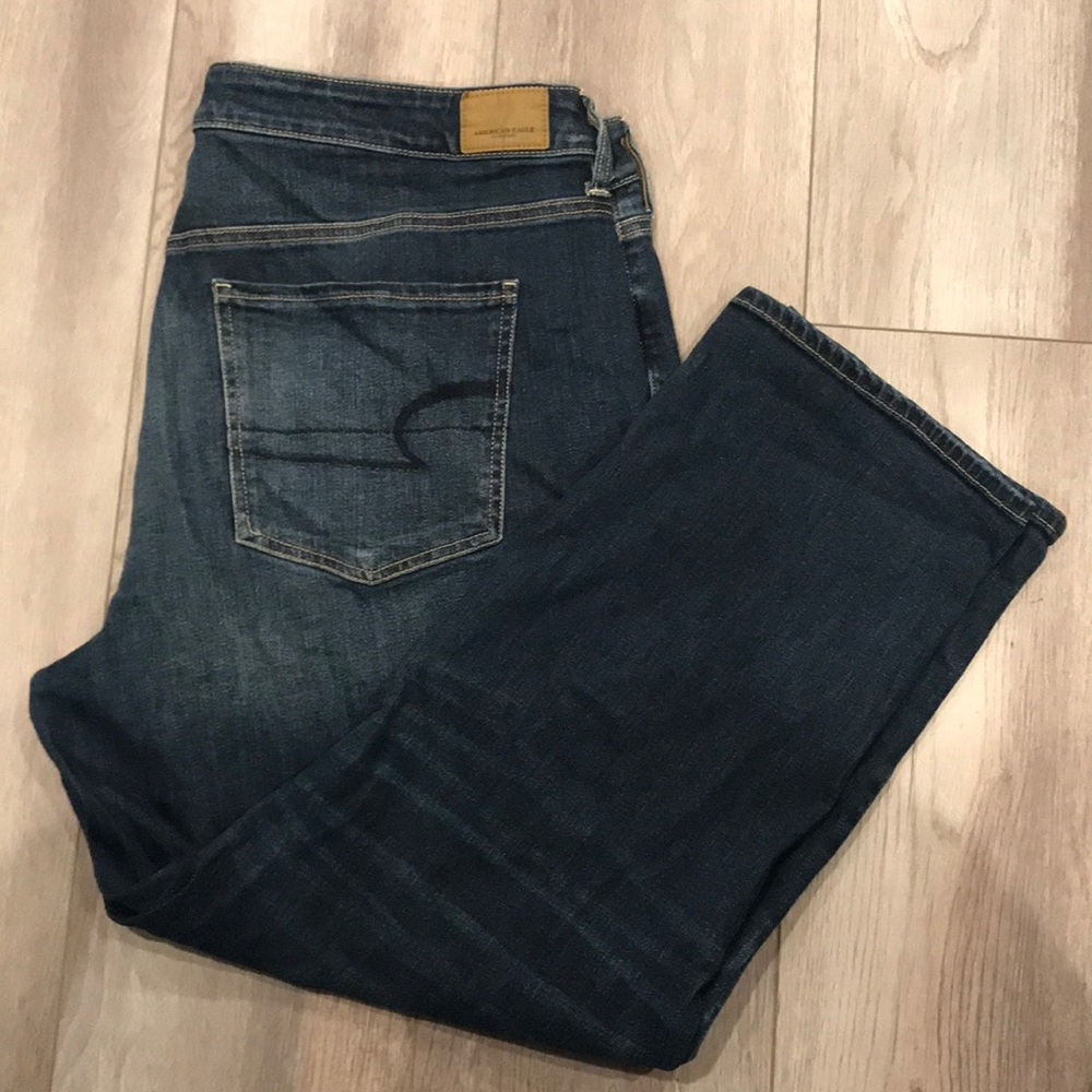 AEO stretch high rise tomgirl